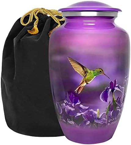 Large Hummingbird Urn for Human Ashes