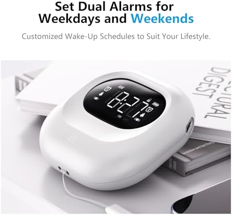 Vibrating Alarm Clock for Heavy Sleepers