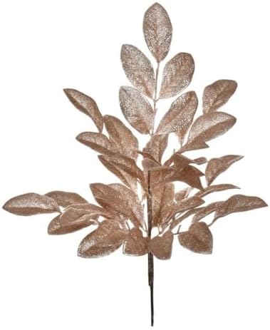 Vickerman 25 Inch Cafe Latte Artificial Apple Leaf Bush 2 per Bag
