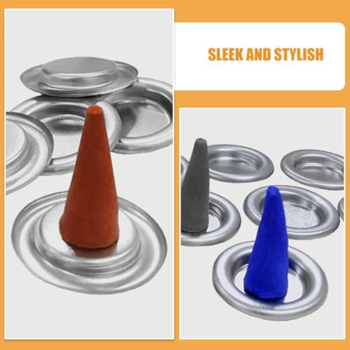 20pc Metal Incense Burner Bowl Aluminum Alloy Holder Tray