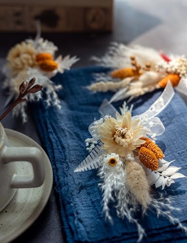 Xins Convey Mini Dried Flower Set Pack of 6 Terracotta