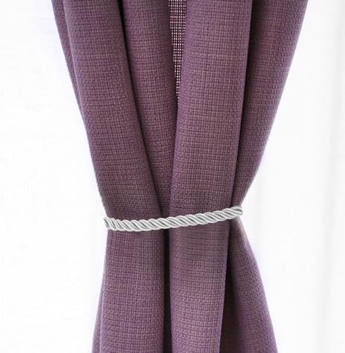 PATIKIL Curtain Tiebacks Ropes 6 Pack White