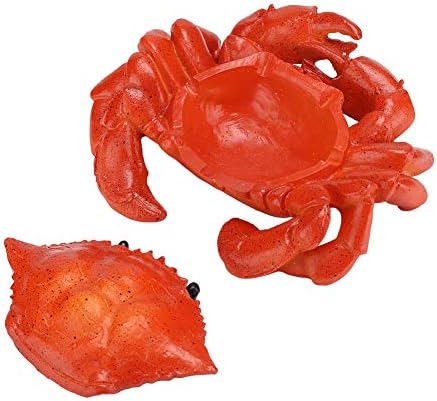 Resin Crab Shape Decorative Ashtray with Cover