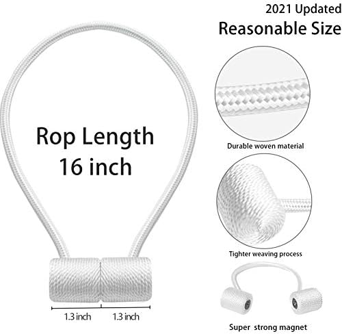Modern Curtain Tiebacks with Strong Magnetic Holders