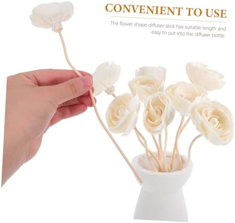 8pcs Aromatherapy Diffuser Sticks with Natural Dried Flowers