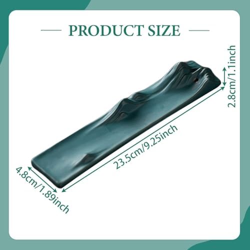 Green Ceramic Ash Tray Burner for Home Office Living Room