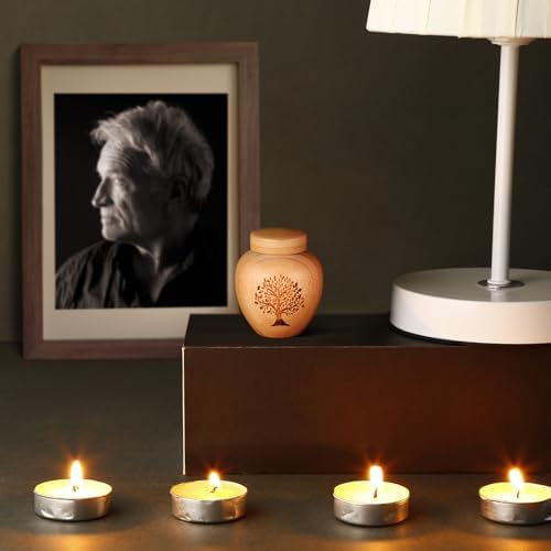 HOOMTREE Small Urns for Human Ashes Keepsake Set of 1