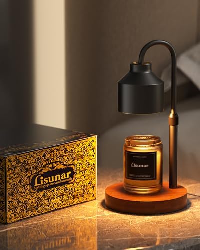 Electric Candle Warmer Lamp Black with Timer