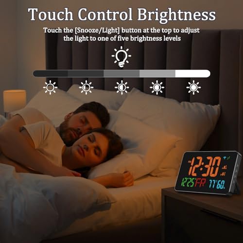 WiFi Atomic Clock with Temperature Humidity and Dual Alarm