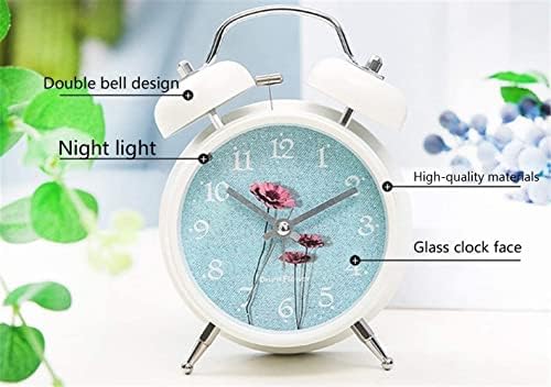 Metal Silent Alarm Clock with Night Light 1