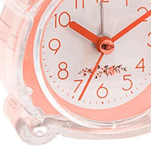 Loud Alarm Clock for Heavy Sleepers Pink ABS Design