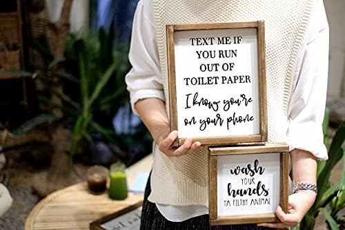 Lavender Inspired Funny Hands Sign Farmhouse Decor 7x7