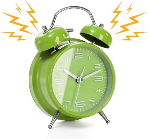 Cididu 2 Pack Twin Bell Alarm Clocks