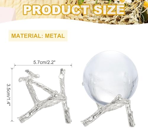 Uxcell Metal Crystal Sphere Holder 22 Dia Display Stand