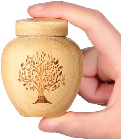 HOOMTREE Small Urns for Human Ashes Keepsake Set of 1