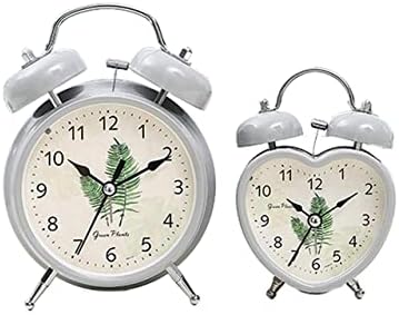 Metal Silent Alarm Clock with Night Light 1