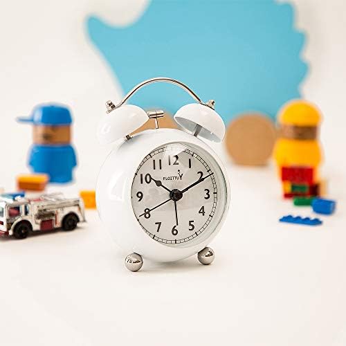 Loud Alarm Clock for Deep Sleepers with Twin Bell and Backlight