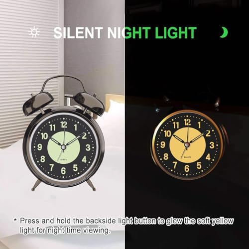 Lesipee Loud Alarm Clock for Heavy Sleeper