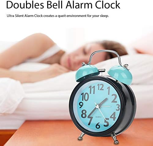 AUNMAS Quiet Alarm Clock with Night Light