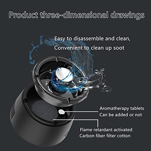 Smokeless Ashtray with Anionic Air Purification