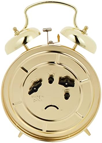 Bulova B8124 Bellman Alarm Clock in Gold