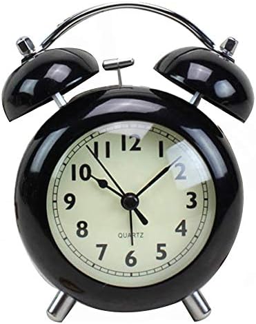 ROCILB Alarm Clock with Night Light and Dual Bell