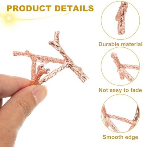 Uxcell Metal Crystal Ball Display Stand 22 Dia Rose Gold Pedestal Holder