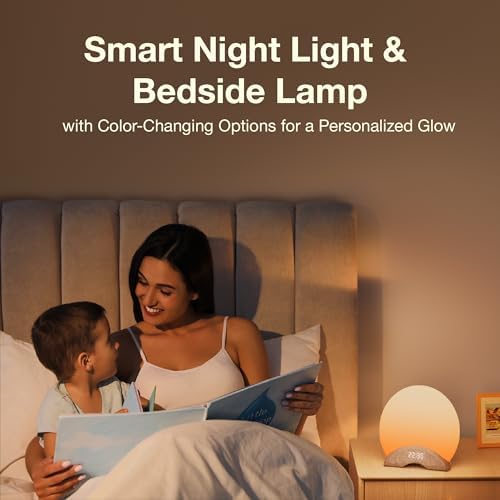 LaView Sunrise Alarm Clock with Wake Up Light and White Noise