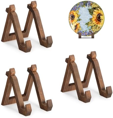 ANBOXIT 3 Pack 6 Inch Plate Display Stand