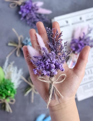 Xins Convey Mini Dried Flower Bouquet Set Blue