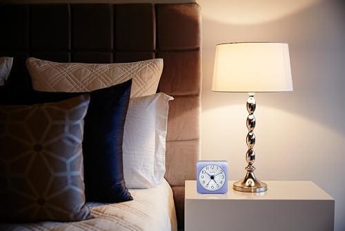 Bulova Violet Travel Alarm Clock B1876