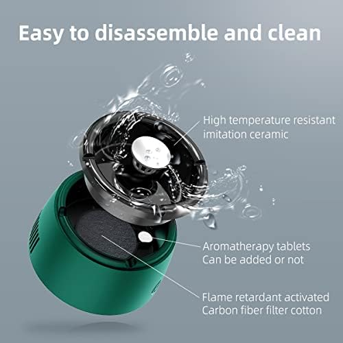 TOBOWON Smokeless Ashtray with Air Purifier - Green