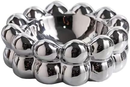 WAIT FLY Creative Bubble Ceramic Ashtray - Silver