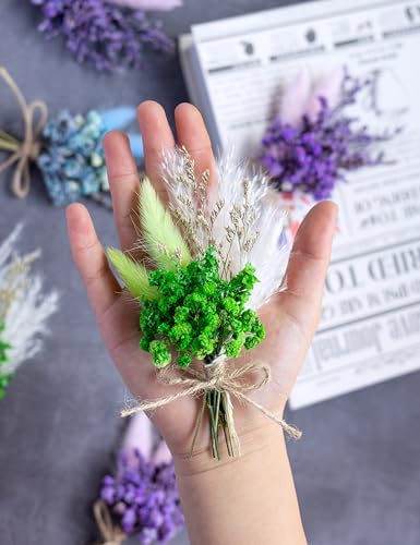 Xins Convey Mini Dried Flower Bouquet Set Blue