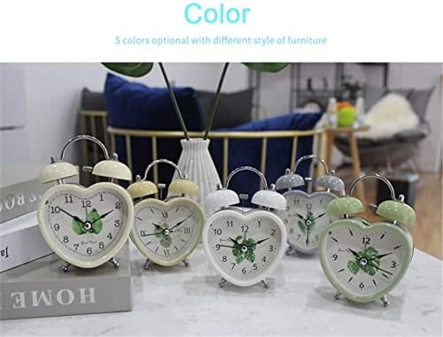POUERW Metal Silent Alarm Clock with Nightlight 1