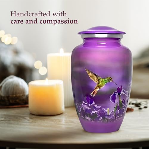 Large Hummingbird Urn for Human Ashes