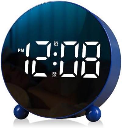 Justup Digital Alarm Clock with Double Bell and LED Display