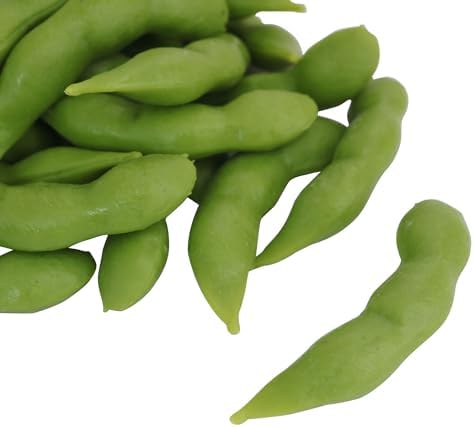 XGNG 24PCS Artificial Soybean Pods Realistic Market Display Props