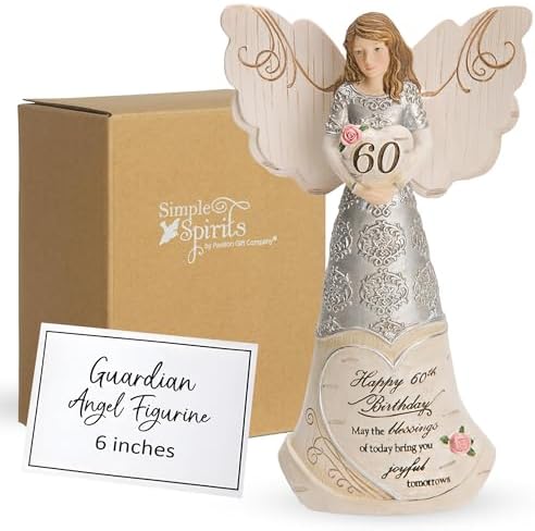 Pavilion Elements Guardian Angel Figurine 6 Inch