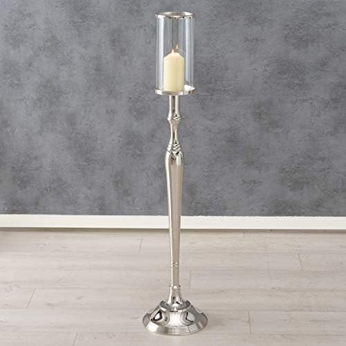 Old World Grand Hotel Pillar Candle Holder 43 Inches
