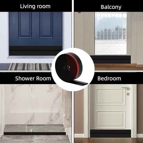 Ormein Door Draft Stopper 78inch Black