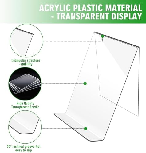 Trophable Acrylic Book Stand Clear Display Easel
