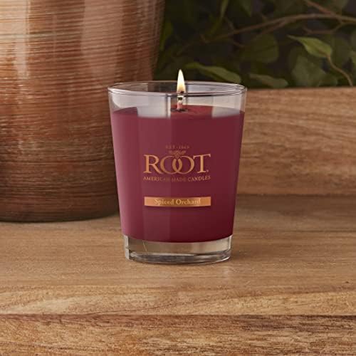 Root Candles Fall Spiced Orchard Beeswax Blend Jar Candle