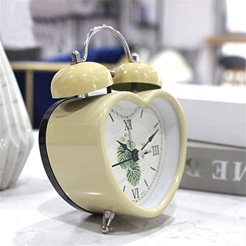 Metal Silent Alarm Clock with Night Light 1