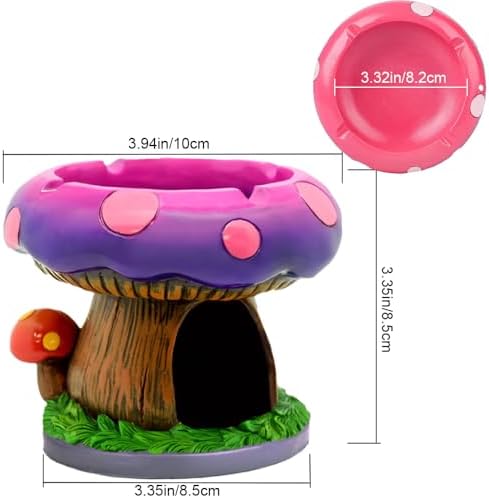 Fantastical Mushroom Ashtrays with Storage