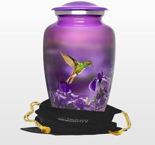 Large Hummingbird Urn for Human Ashes