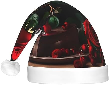 Red Rose And Wine Decor Led Christmas Hat Unisex Beanie