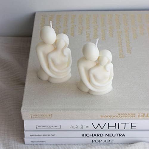 Romantic Love Scented Candles 2 Pack Heart Shaped Jar Candles