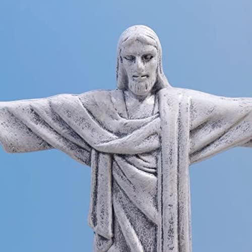 Funny Art Statue Sculpture - Christ The Redeemer Miniature Resin Statue