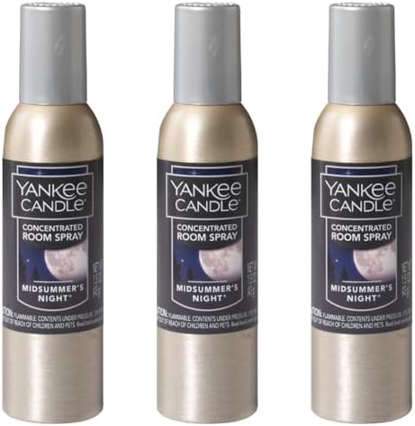 Yankee Candle Concentrated Room Spray Midsummers Night 15 Oz Pack of 3